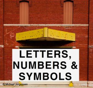 Letters, Numbers & Symbols